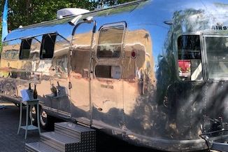 VIP Umkleide im Airstream